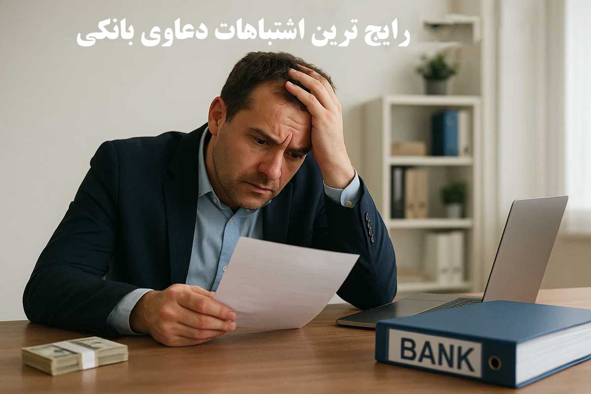 رایج ترین اشتباهات دعاوی بانکی