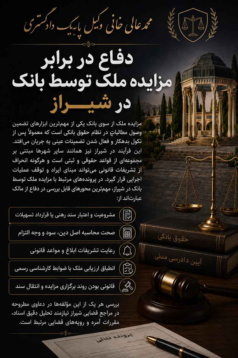 دفاع--در-برابر-مزایده--ملک--توسط-بانک-در-شیراز